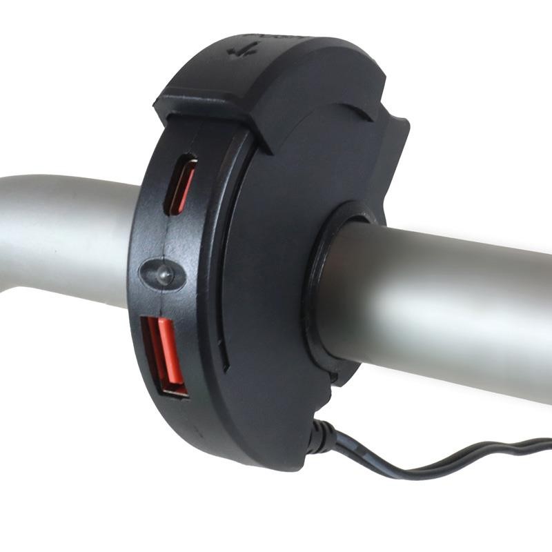 Support Chargeur USB- USB C au guidon